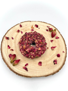 Růžový donut +- 9cm