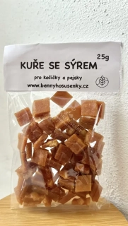 Kuřecí kousky se sýrem -25g