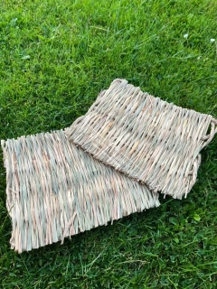 Travnatá rohožka z trávy - 23x31cm